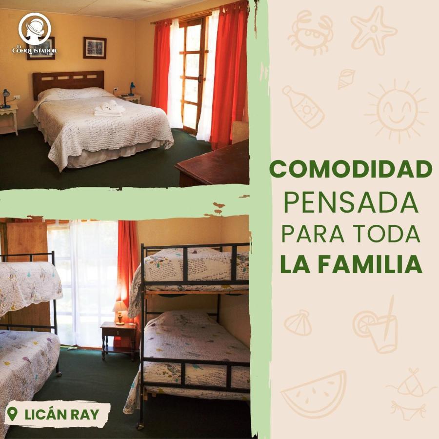 Complejo Turistico El Conquistador Hotel Lican Ray Bagian luar foto
